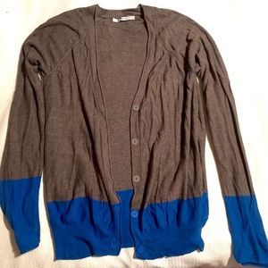 T Alexander Wang Color Block Cardigan Sweater